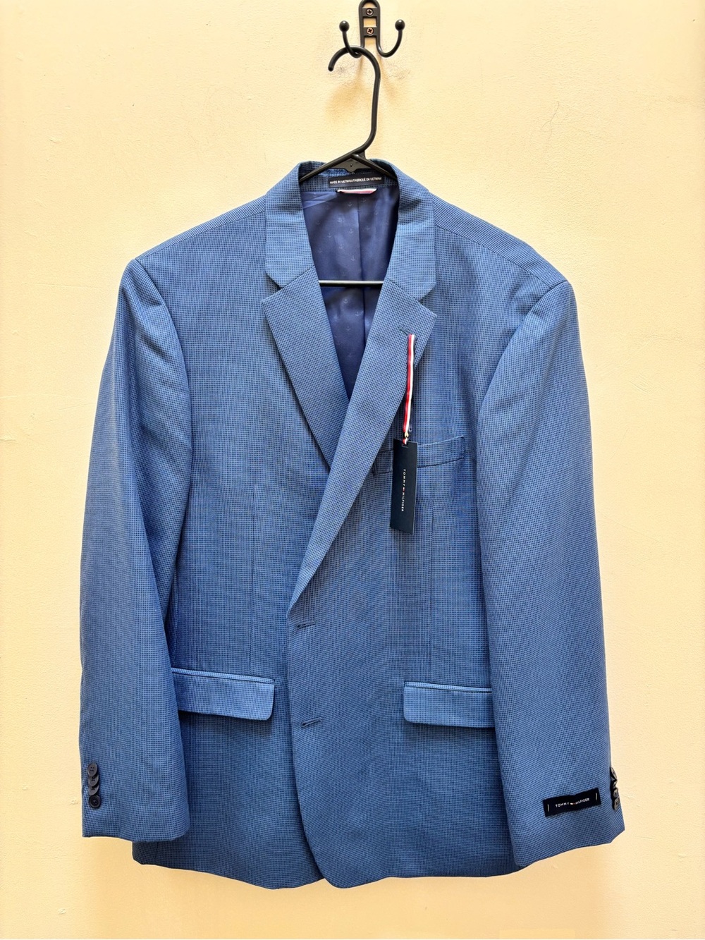 Tommy Hilfiger Blue Classic Sport Coat- NEW WITH TAG -size 46 Reg